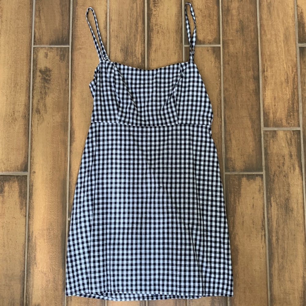 Checkered Short Dress